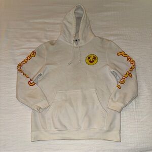 Assembly Required Graphic Pullover Hoodie Sweatshirt White Graphics Size M